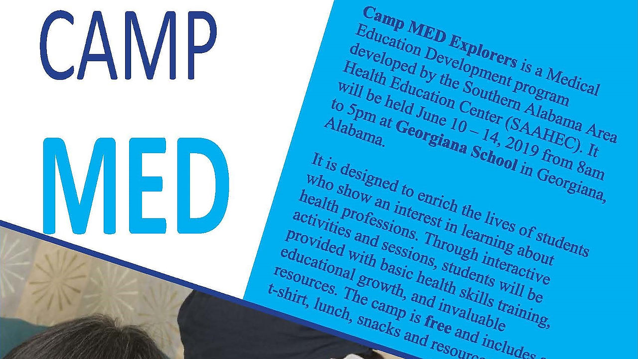 2020 Camp MED Explorers' Health Career Videos